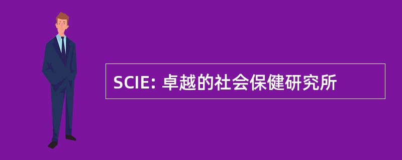 SCIE: 卓越的社会保健研究所