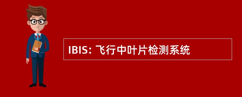 IBIS: 飞行中叶片检测系统