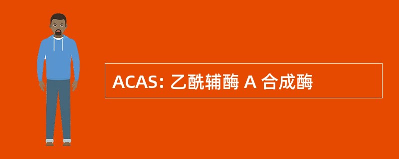 ACAS: 乙酰辅酶 A 合成酶