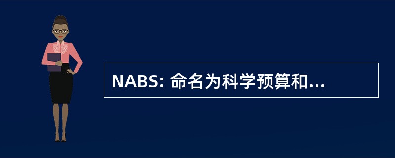 NABS: 命名为科学预算和方案的比较与分析