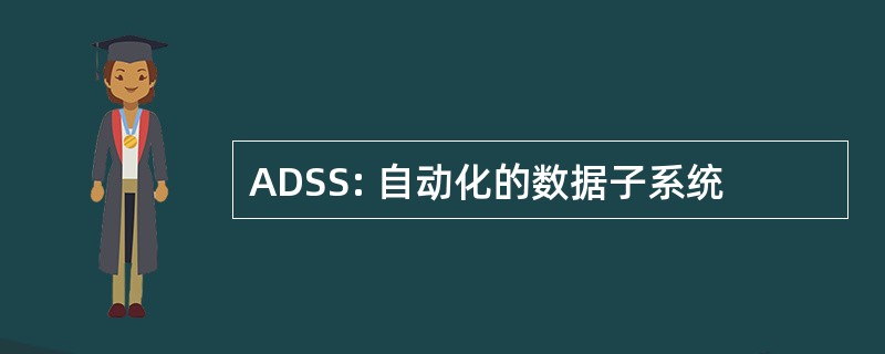 ADSS: 自动化的数据子系统