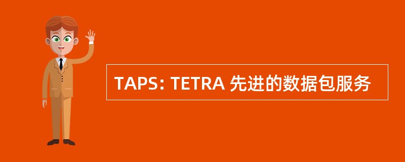 TAPS: TETRA 先进的数据包服务