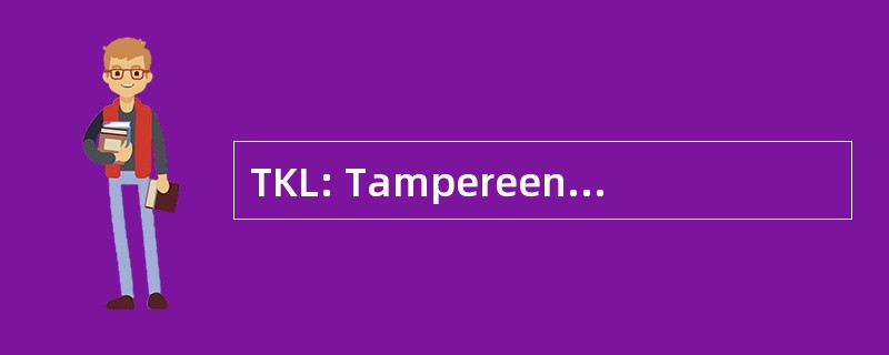 TKL: Tampereen Kaupungin Liikennelaitos