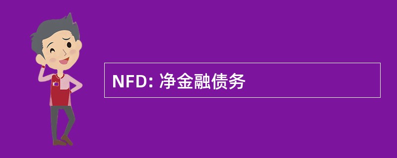 NFD: 净金融债务