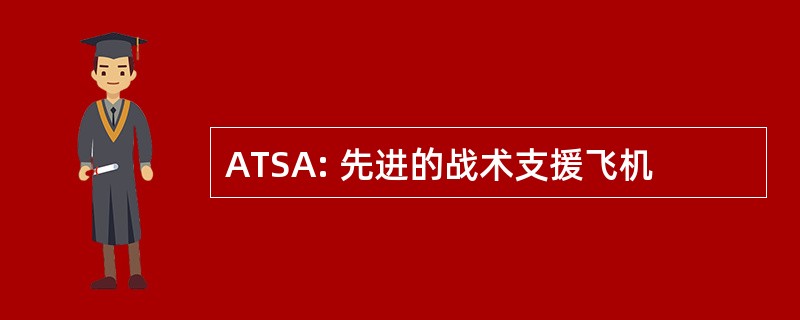 ATSA: 先进的战术支援飞机