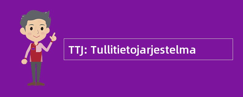 TTJ: Tullitietojarjestelma