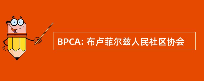 BPCA: 布卢菲尔兹人民社区协会