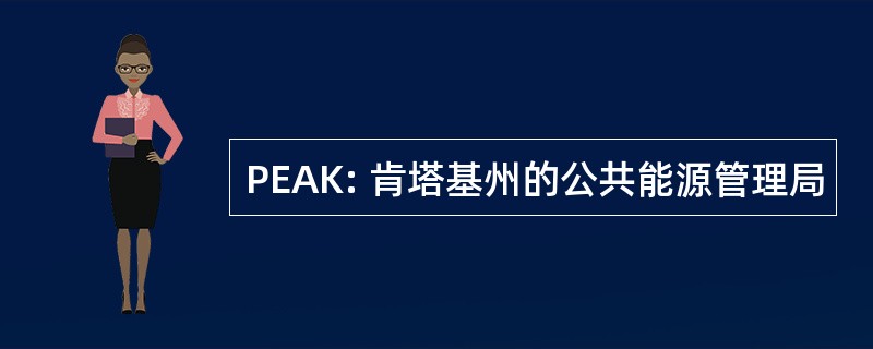 PEAK: 肯塔基州的公共能源管理局