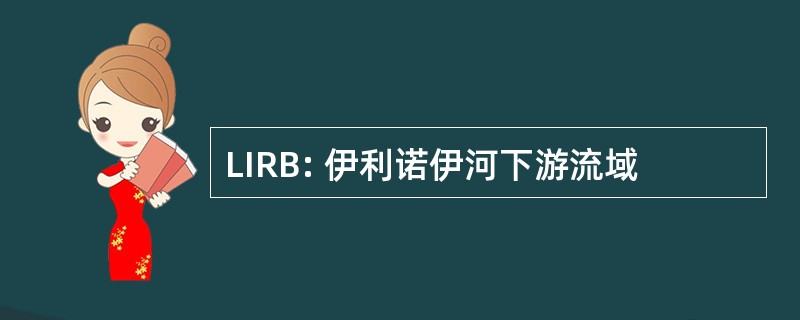 LIRB: 伊利诺伊河下游流域