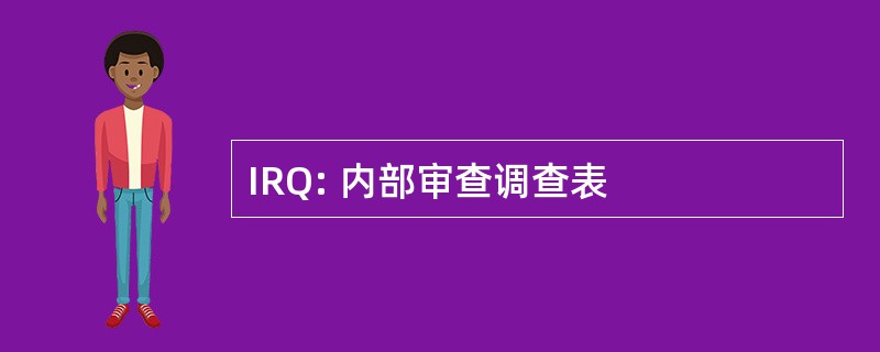 IRQ: 内部审查调查表