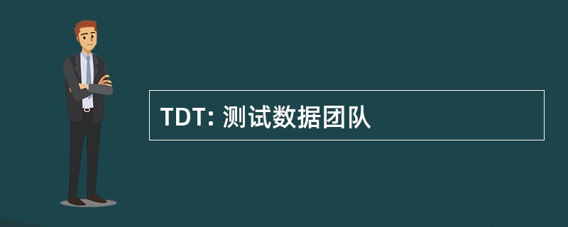 TDT: 测试数据团队