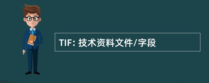 TIF: 技术资料文件/字段