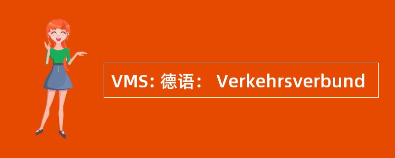 VMS: 德语： Verkehrsverbund