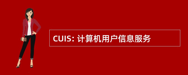 CUIS: 计算机用户信息服务