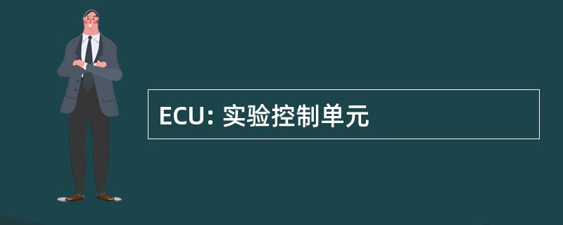 ECU: 实验控制单元