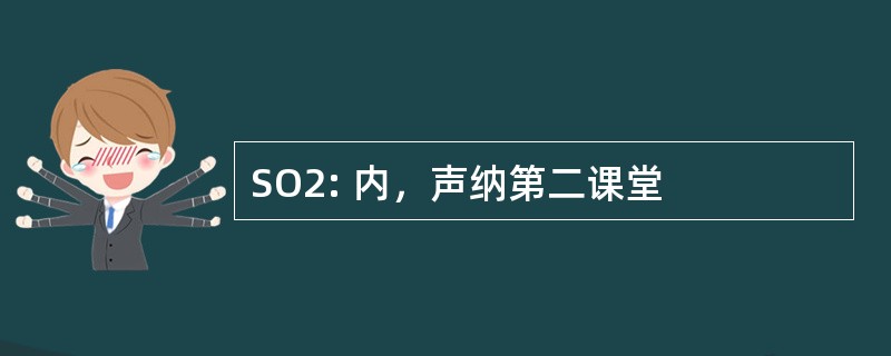 SO2: 内，声纳第二课堂