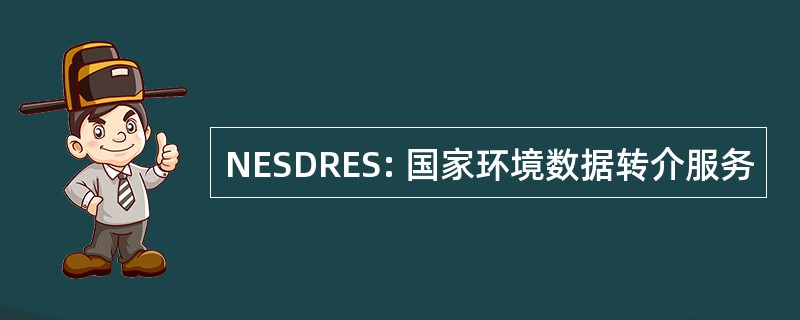 NESDRES: 国家环境数据转介服务