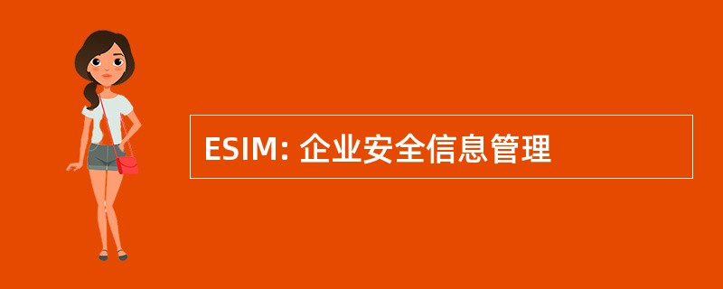 ESIM: 企业安全信息管理