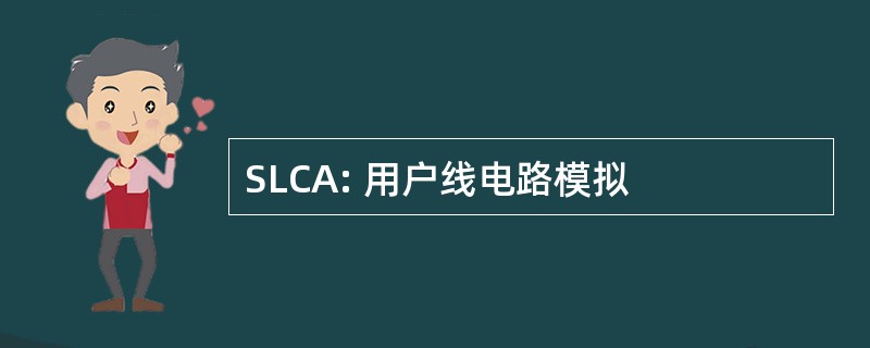 SLCA: 用户线电路模拟