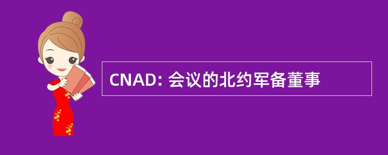 CNAD: 会议的北约军备董事