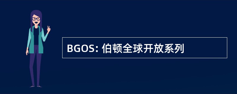 BGOS: 伯顿全球开放系列