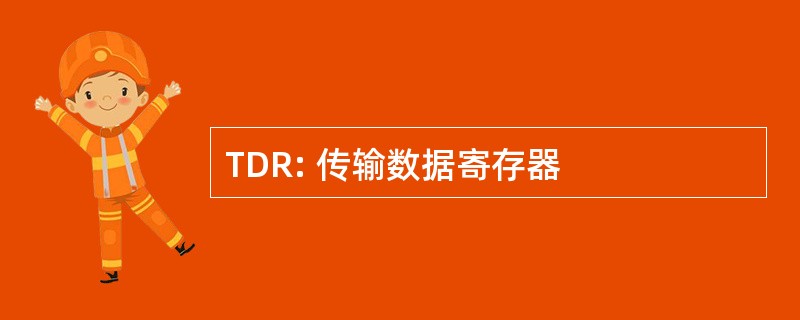 TDR: 传输数据寄存器