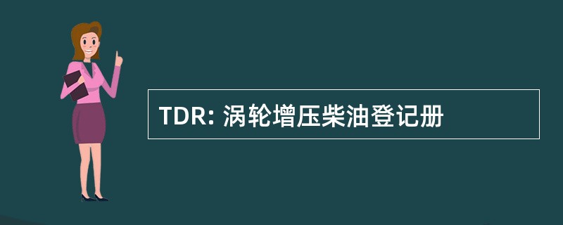 TDR: 涡轮增压柴油登记册