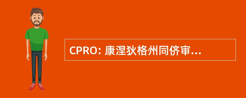 CPRO: 康涅狄格州同侪审查组织公司