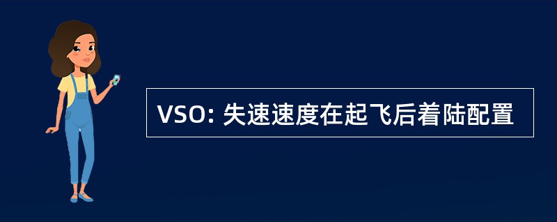 VSO: 失速速度在起飞后着陆配置