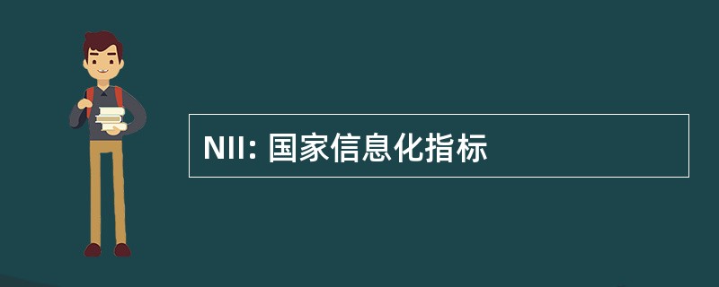 NII: 国家信息化指标