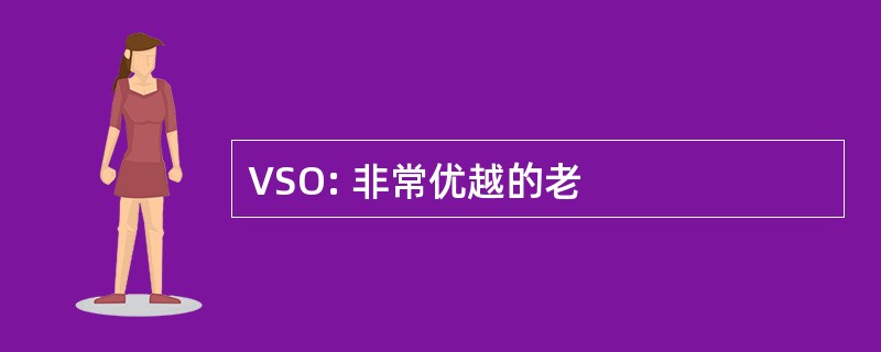 VSO: 非常优越的老