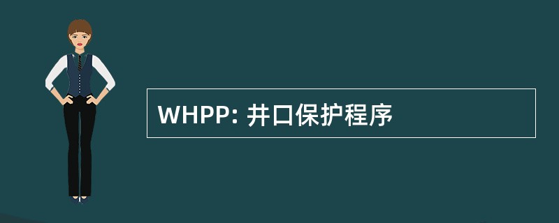 WHPP: 井口保护程序