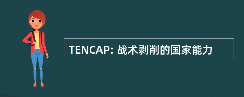 TENCAP: 战术剥削的国家能力