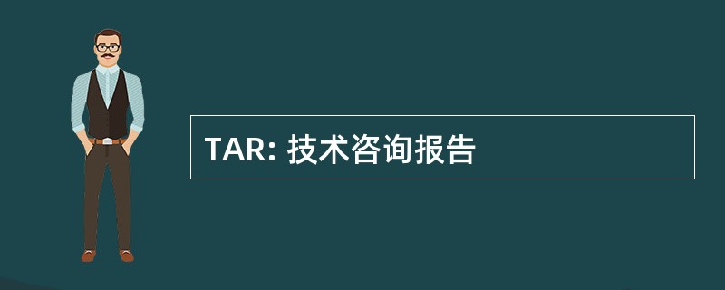 TAR: 技术咨询报告