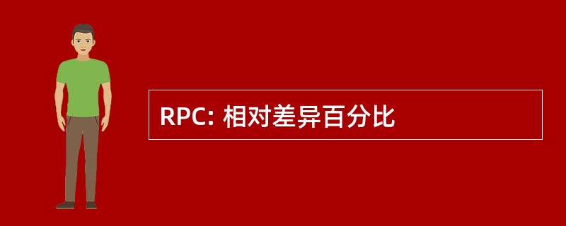 RPC: 相对差异百分比