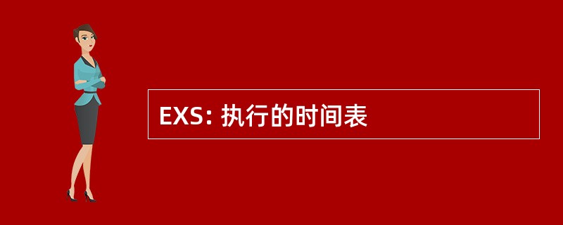 EXS: 执行的时间表