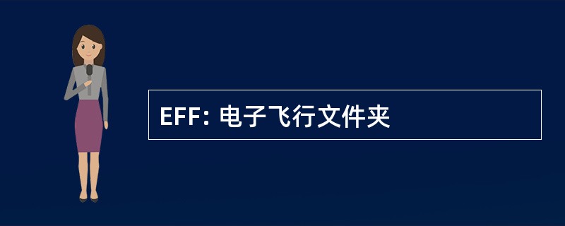 EFF: 电子飞行文件夹