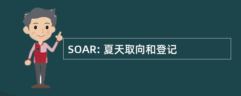 SOAR: 夏天取向和登记