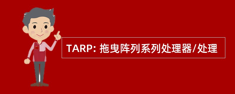 TARP: 拖曳阵列系列处理器/处理