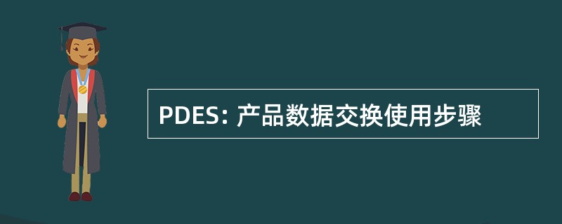 PDES: 产品数据交换使用步骤