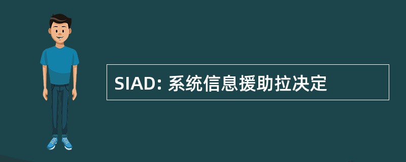 SIAD: 系统信息援助拉决定