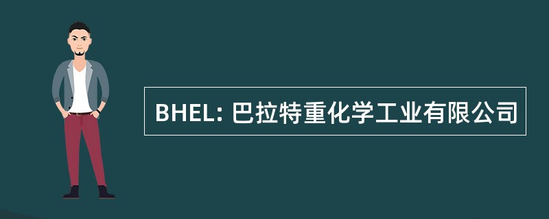 BHEL: 巴拉特重化学工业有限公司