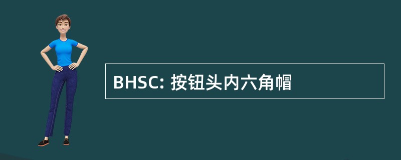 BHSC: 按钮头内六角帽