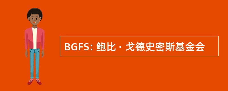 BGFS: 鲍比 · 戈德史密斯基金会