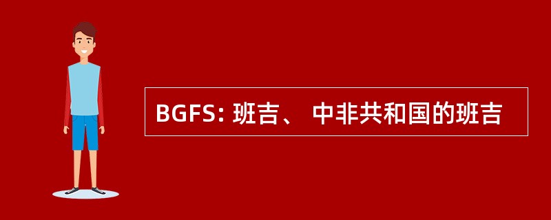 BGFS: 班吉、 中非共和国的班吉