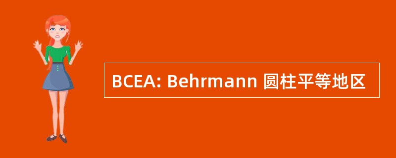 BCEA: Behrmann 圆柱平等地区