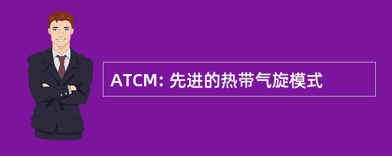 ATCM: 先进的热带气旋模式