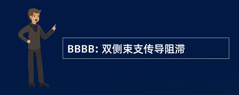 BBBB: 双侧束支传导阻滞