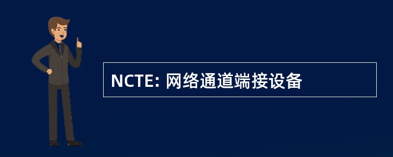 NCTE: 网络通道端接设备