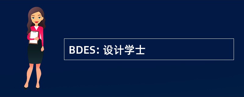 BDES: 设计学士